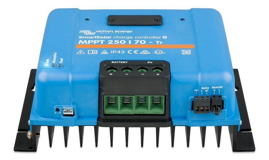 Victron SmartSolar მზის კონტროლერი (Bluetooth) MPPT 250V/70A-Tr - SCC125070221 SCC125070221 ფოტო