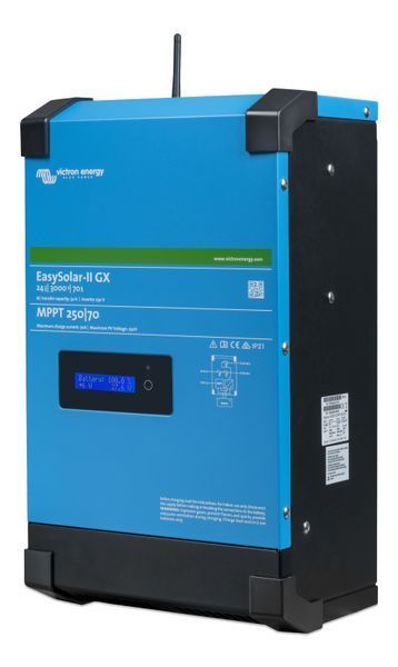 ინვერტორი Victron EasySolar-II 24/3000/70-32 MPPT 250/70 GX 24/230В 3კვა/2,4კვტ - PMP242307010 PMP242307010 ფოტო