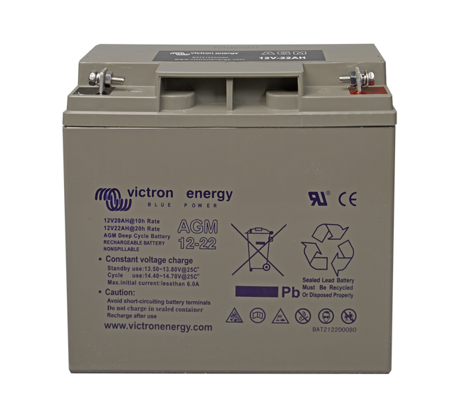 Victron Energy AGM Deep Cycle 12V 22Ah აკუმულატორი - BAT212200084 BAT212200084 ფოტო