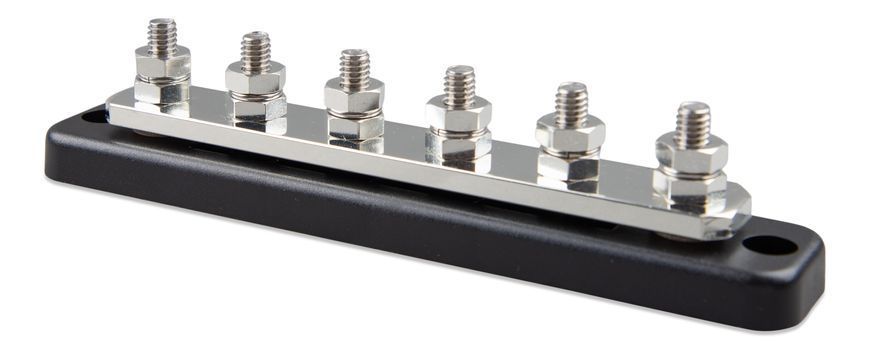 გამანაწილებელი სალტე Victron Busbar 250A 6P თავსახურით &mdash; VBB125060020 VBB125060020 ფოტო
