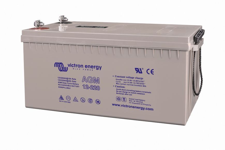 Victron Energy AGM Deep Cycle 12V 220Ah აკუმულატორი - BAT412201084 BAT412201084 ფოტო