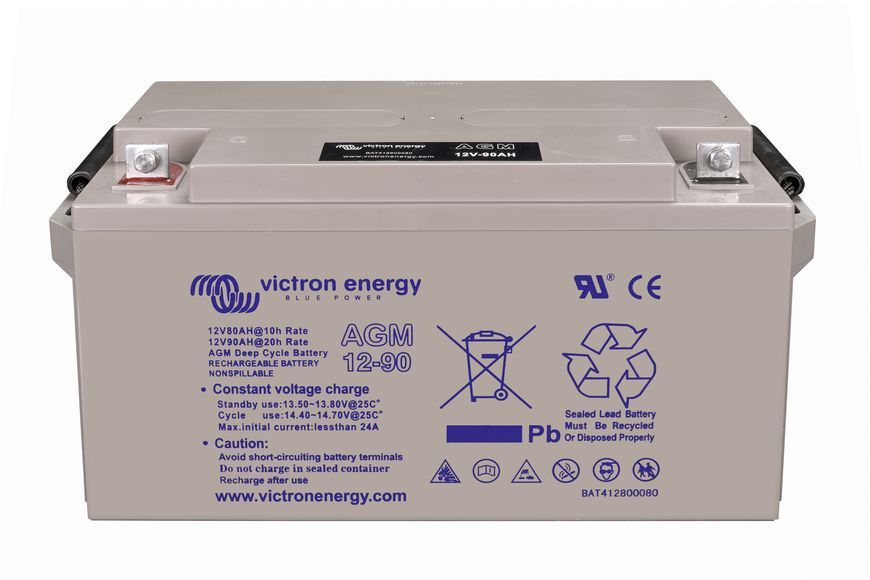 Victron Energy 12V/90Ah AGM Deep Cycle აკუმულატორი (M6) &ndash; BAT412800085 BAT412800085 ფოტო