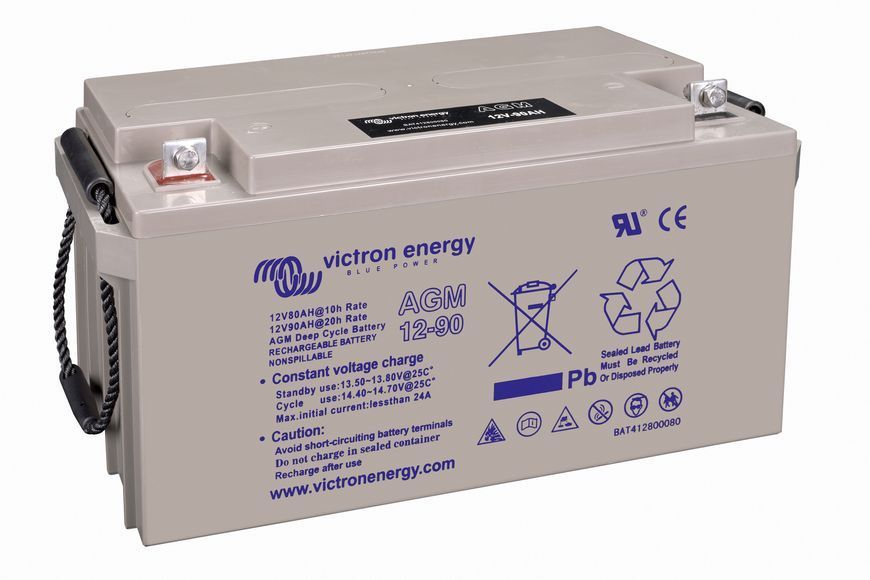 Victron Energy 12V/90Ah AGM Deep Cycle აკუმულატორი (M6) &ndash; BAT412800085 BAT412800085 ფოტო