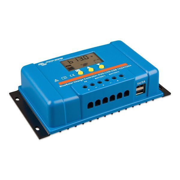 Солнечный контроллер заряда Victron BlueSolar (без Bluetooth) PWM DUO-LCD&USB 12/24V-20A - SCC010020060 SCC010020060 фото
