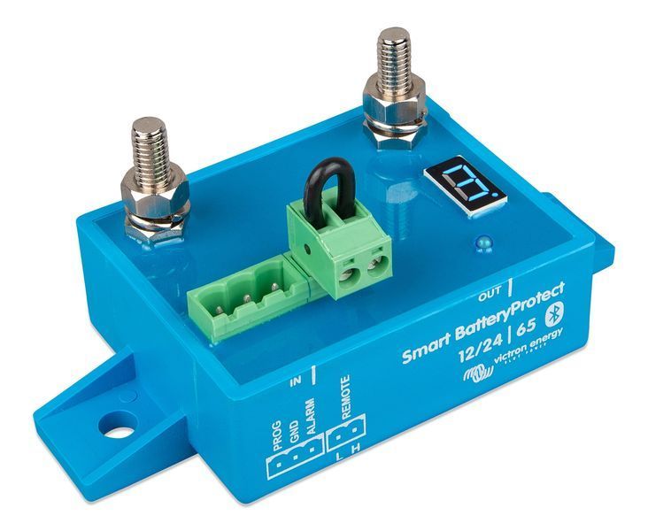 Модуль защиты аккумулятора от глубокого разряда Victron Smart BatteryProtect 12/24V 65A - BPR065022000 BPR065022000 фото