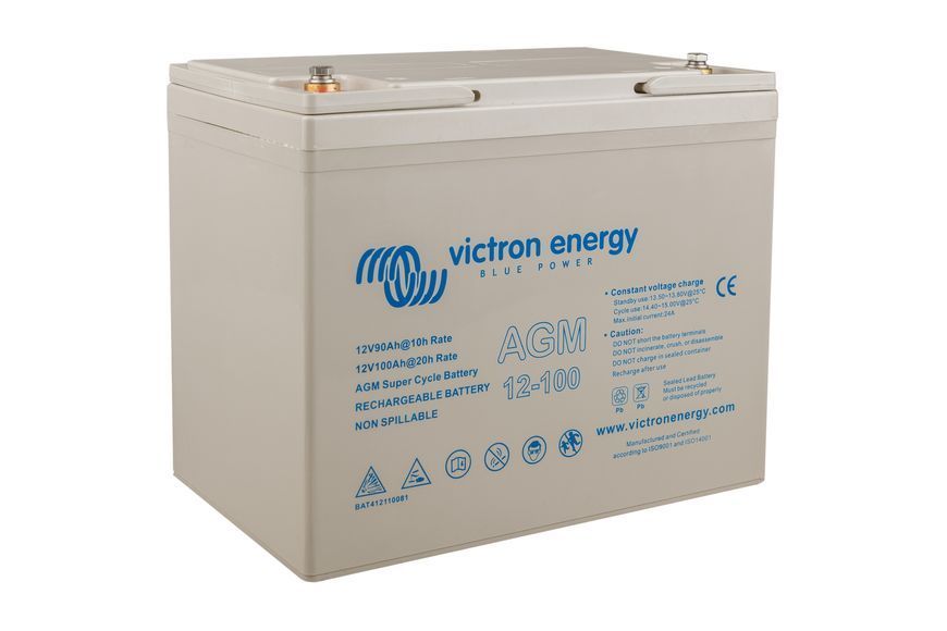 Victron Energy AGM Super Cycle 12V 100Ah აკუმულატორი (M6) - BAT412110081 BAT412110081 ფოტო