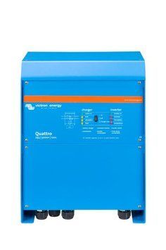 Инвертор Victron Quattro 24/5000/120-100/100 24/230В 5кВА/4кВт гибридный с зарядным устройством 24В 120А - QUA245021010 QUA245021010 фото