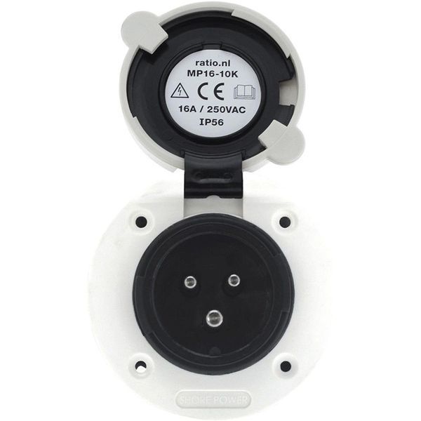 კვების როზეტი 16A პოლიამიდის თავსახურით VictronEnergy - SHP301603000 SHP301603000 ფოტო