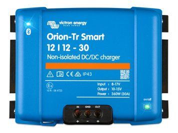 დამტენი მოწყობილობა Victron Orion-Tr Smart 12/12-30A Non-isolated DC-DC charger გენერატორიდან (ალტერნატორიდან) - ORI121236140 ORI121236140 ფოტო