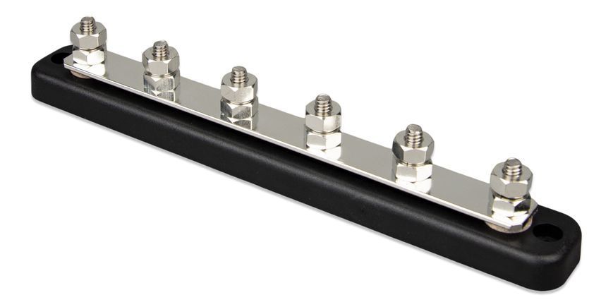 გამანაწილებელი სალტე Victron Busbar 150A 6P თავსახურით &mdash; VBB115060020 VBB115060020 ფოტო